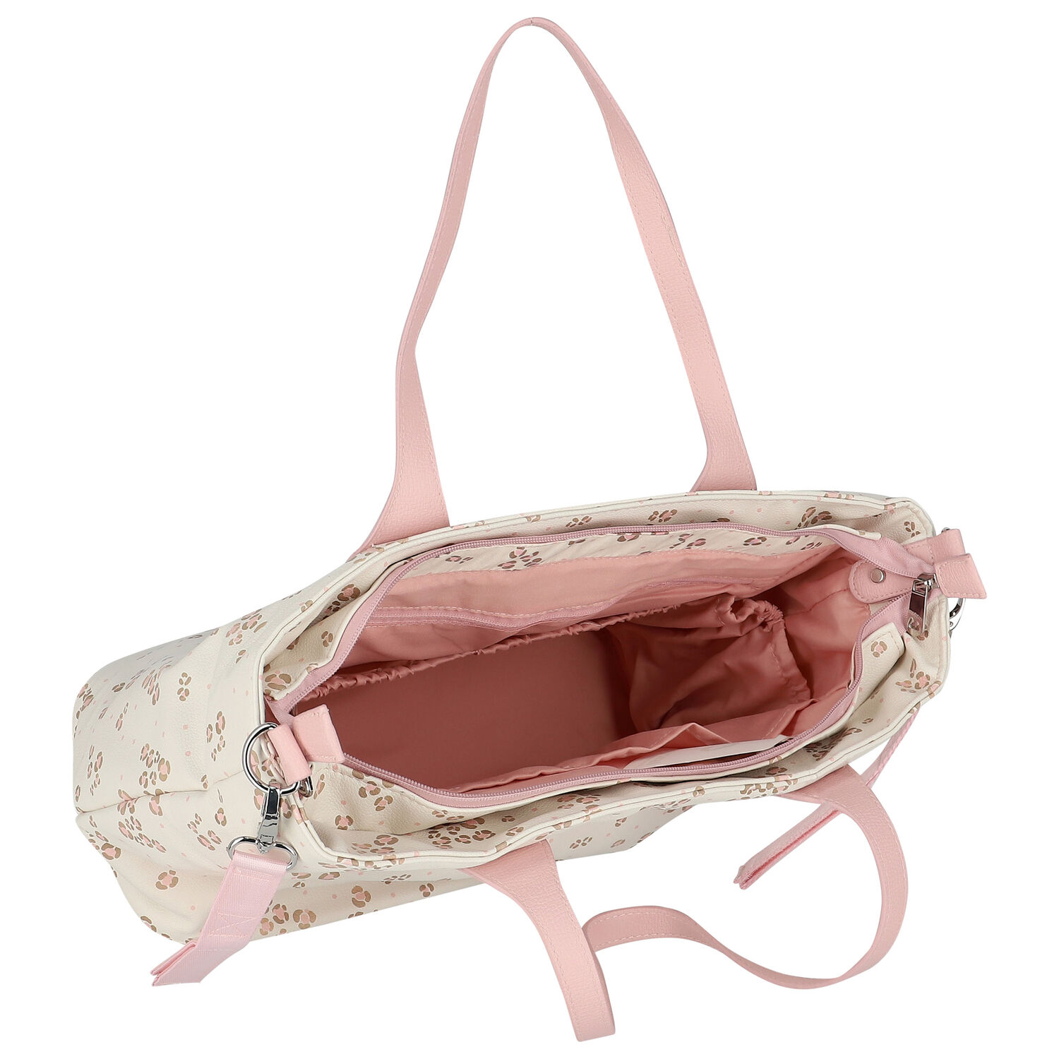 Ivory & Pink Baby Changing Bag, 1, hi-res image number null